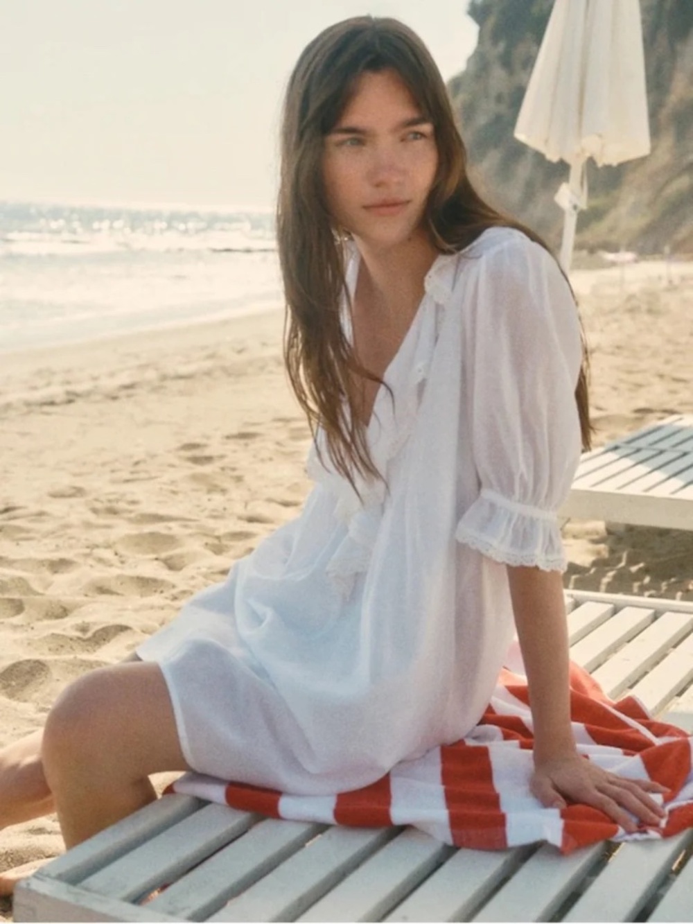 Madewell The Blaire Dress White XXS